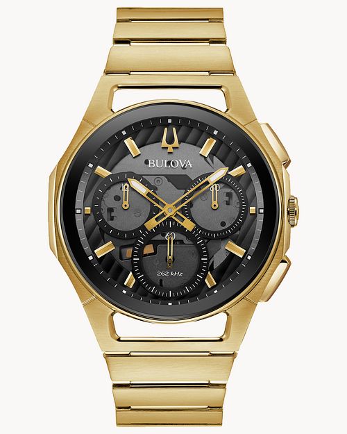 Bulova 97A144, CURV M G BR BK