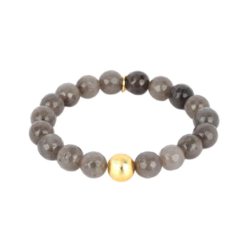 BUDHAGIRL BIANCA BRACELET - GRAPHITE