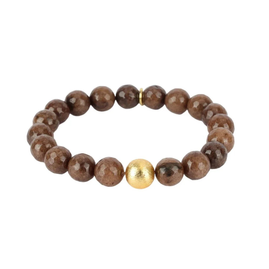 BUDHAGIRL BIANCA BRACELET - LATTE