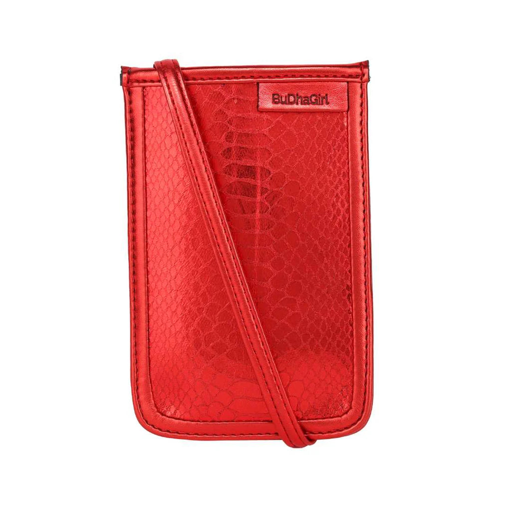 BUDHAGIRL MOBILE CROSSBODY CRIMSON