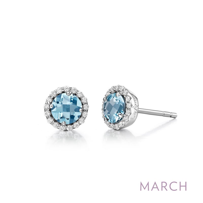 LAFONN BE001AQP00  March Birthstone Earrings