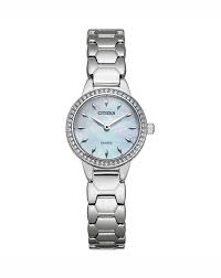 CITIZEN EZ7010-56D  LAD QUARTZ WR SS BRAC WHT