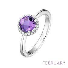 LAFONN BR001AMP06  FEBRUARY BIRTHSTONE RING