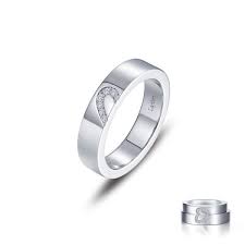 LAFONN R0522CLP Modern Couple-Love Ring