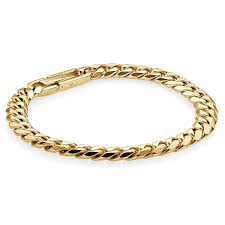 ITALGEM STEEL SMB472  GOLD-IP S.STEEL U-SHAPE-BALL POLISHED BRACELET