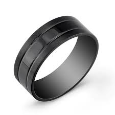 ITALGEM STEEL SMR17 S.Steel black pvd ring