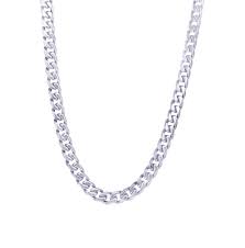 ITALGEM STEEL SPN28 S.STEEL POLISHED 4.6MM-CURB NECKLACE