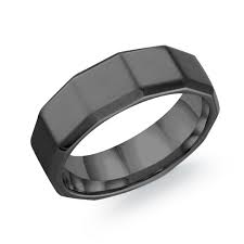 ITALGEM STEEL SRM2 BLACK-GREY SILICONE-MEN RING