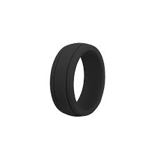 ITALGEM STEEL SRM6  BLACK LINE SILICONE RING