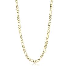 ITALGEM STEEL SYN31 GOLD-IP S.STEEL 4.5MM FIGARO-LINK ANKLET