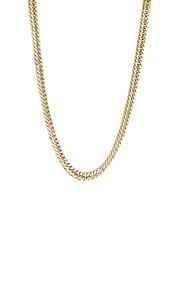 ITALGEM STEEL SYN38 GOLD-IP S-STEEL DOUBLE CURS CHAIN