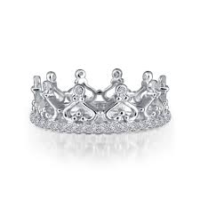 LAFONN R0229CLP RG CL S.S. PT 0.55 CTTW ETERNITY CROWN RING