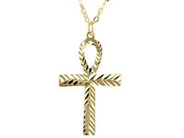 AMAURI GOLD AMAU206  10K CROSS RIBBON