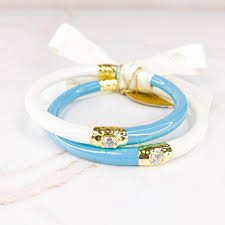 BUDHAGIRL TURQUOISE & IVORY YING YANG BRACELETS